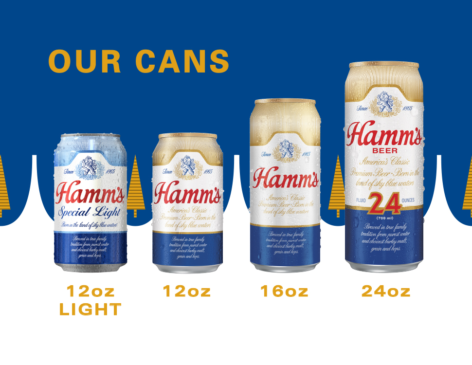 Hamm's Beer Cans